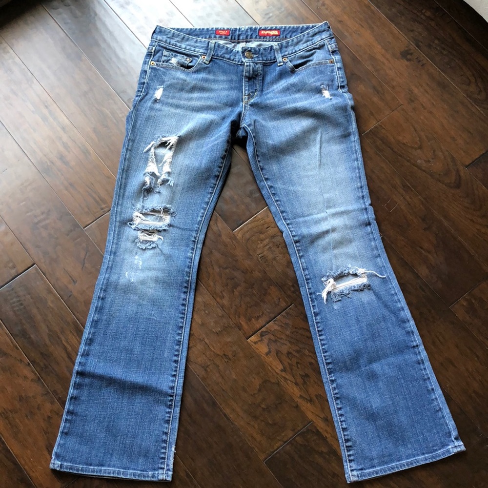 Express, Size 6R,  Stella boot leg jeans
